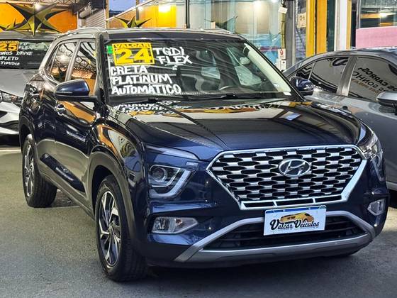 HYUNDAI CRETA 1.0 TGDI FLEX PLATINUM AUTOMÁTICO HYUNDAI CRETA 1.0 TGDI FLEX PLATINUM AUTOMÁTICO